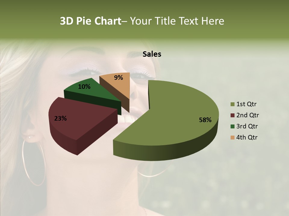 Human Sensuality Looking PowerPoint Template