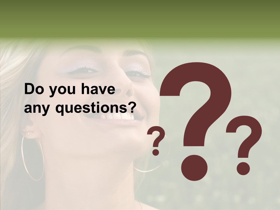 Human Sensuality Looking PowerPoint Template