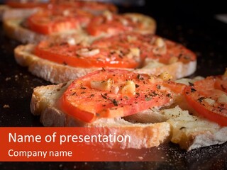 Cuisine Close Crunchy PowerPoint Template