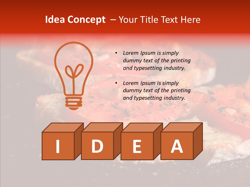 Cuisine Close Crunchy PowerPoint Template