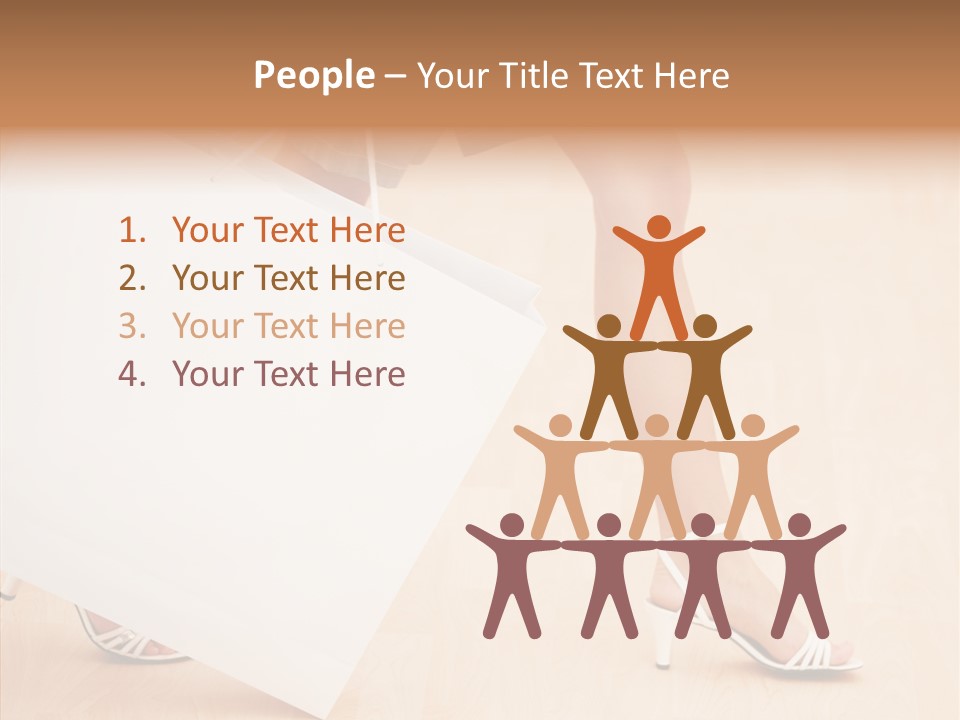 Group Human Itting PowerPoint Template