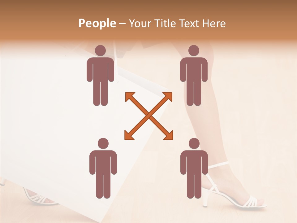 Group Human Itting PowerPoint Template