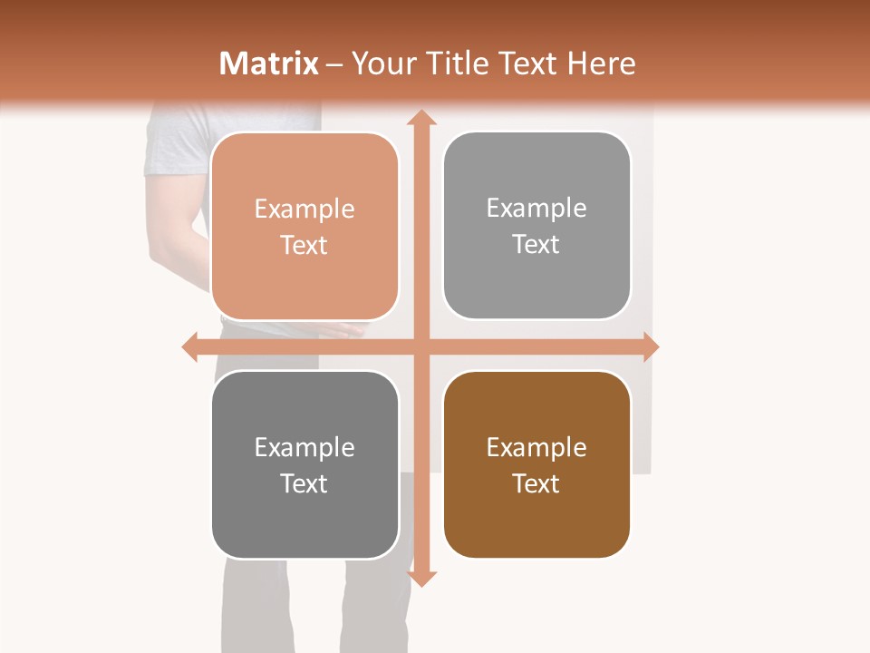 Figure Teamwork Writing PowerPoint Template