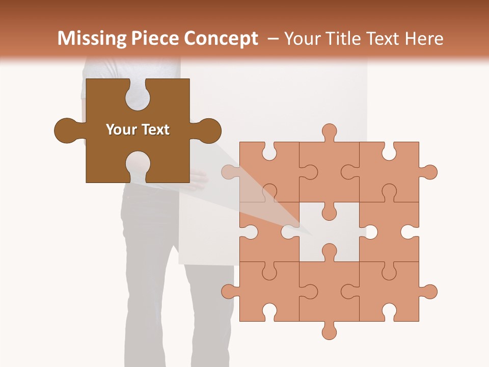 Figure Teamwork Writing PowerPoint Template