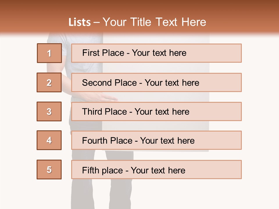 Figure Teamwork Writing PowerPoint Template