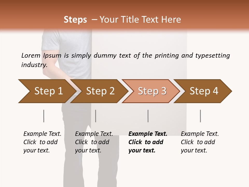 Figure Teamwork Writing PowerPoint Template