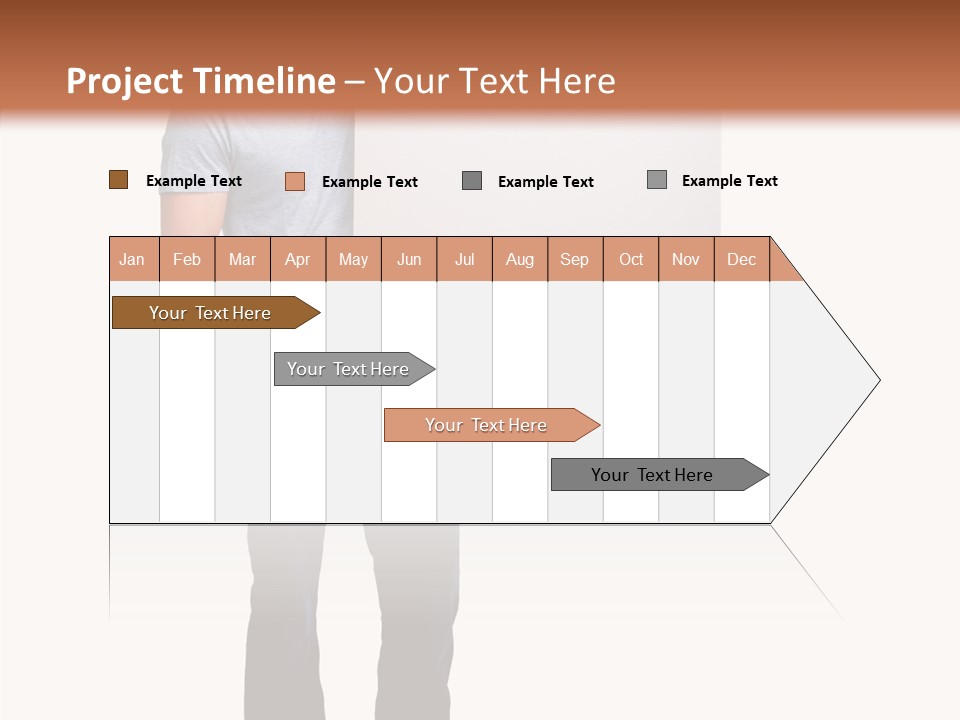 Figure Teamwork Writing PowerPoint Template