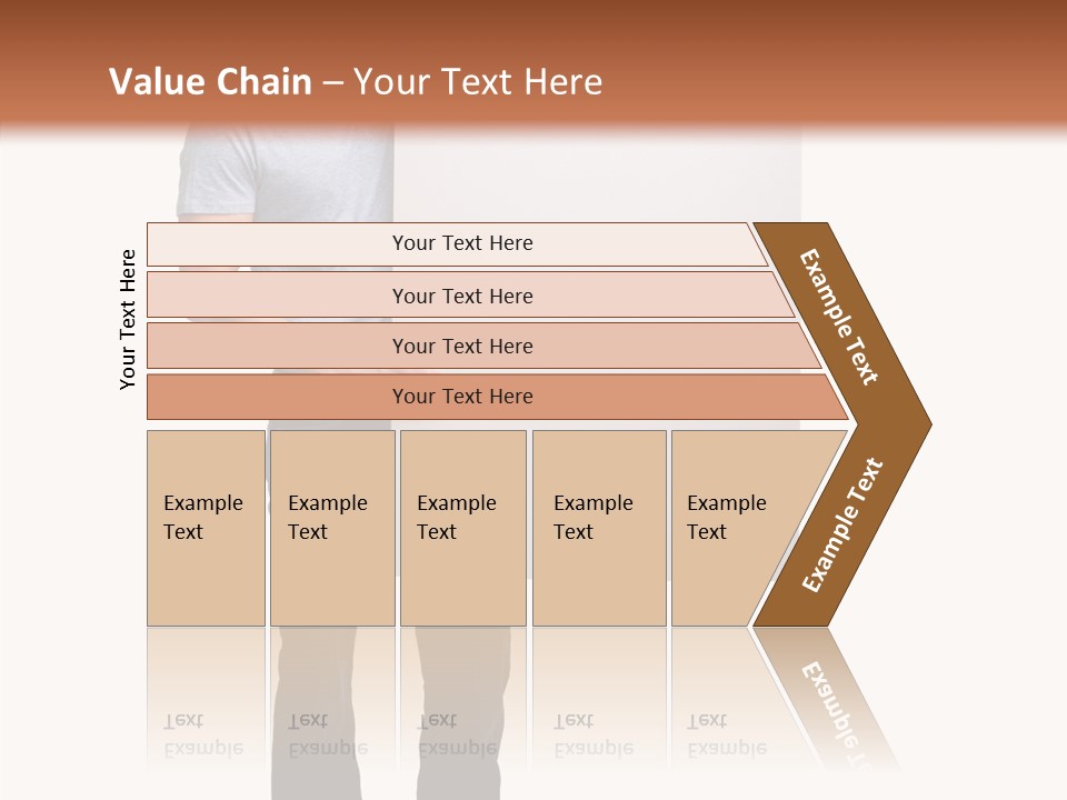 Figure Teamwork Writing PowerPoint Template