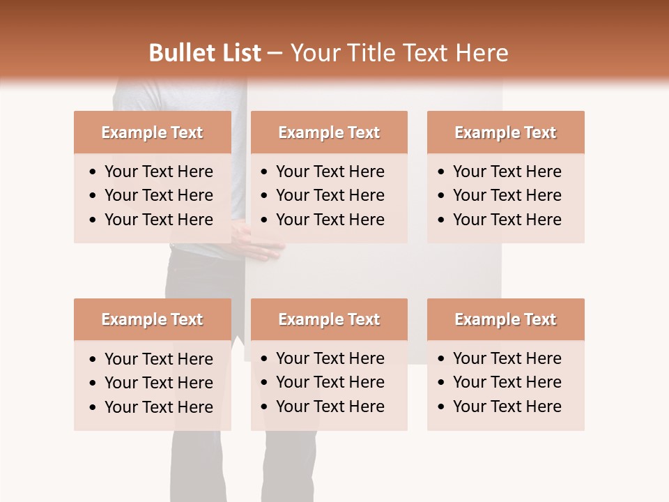 Figure Teamwork Writing PowerPoint Template