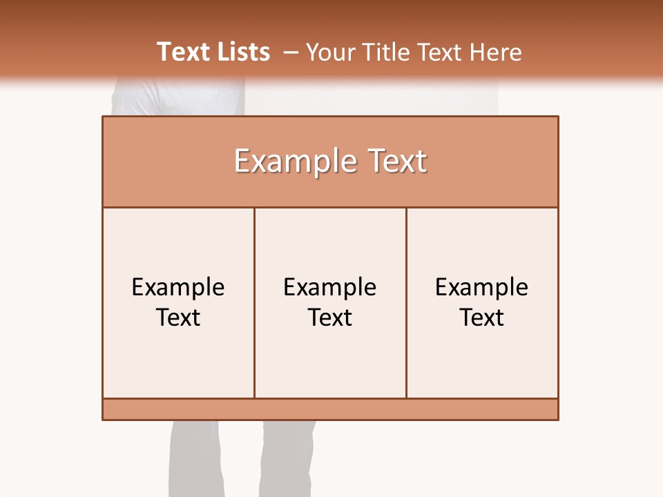 Figure Teamwork Writing PowerPoint Template