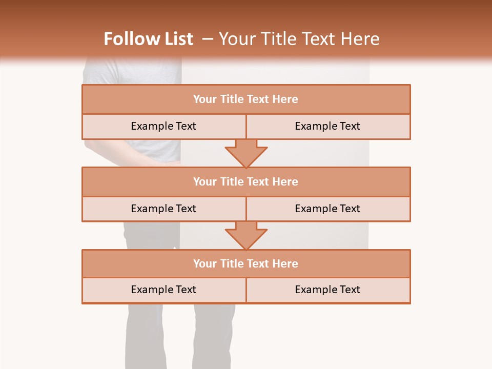 Figure Teamwork Writing PowerPoint Template