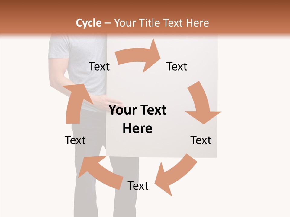 Figure Teamwork Writing PowerPoint Template