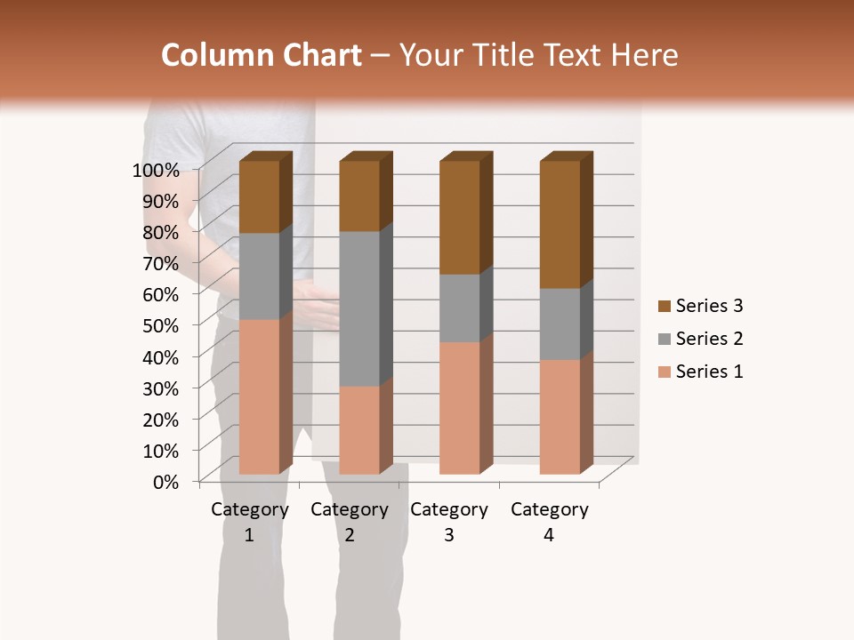 Figure Teamwork Writing PowerPoint Template