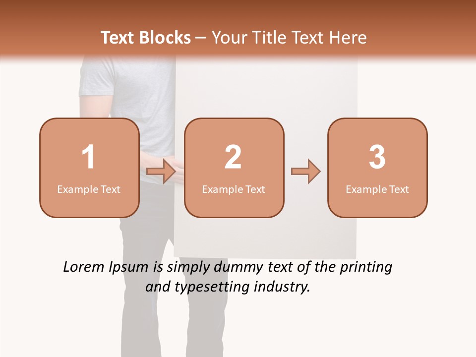 Figure Teamwork Writing PowerPoint Template