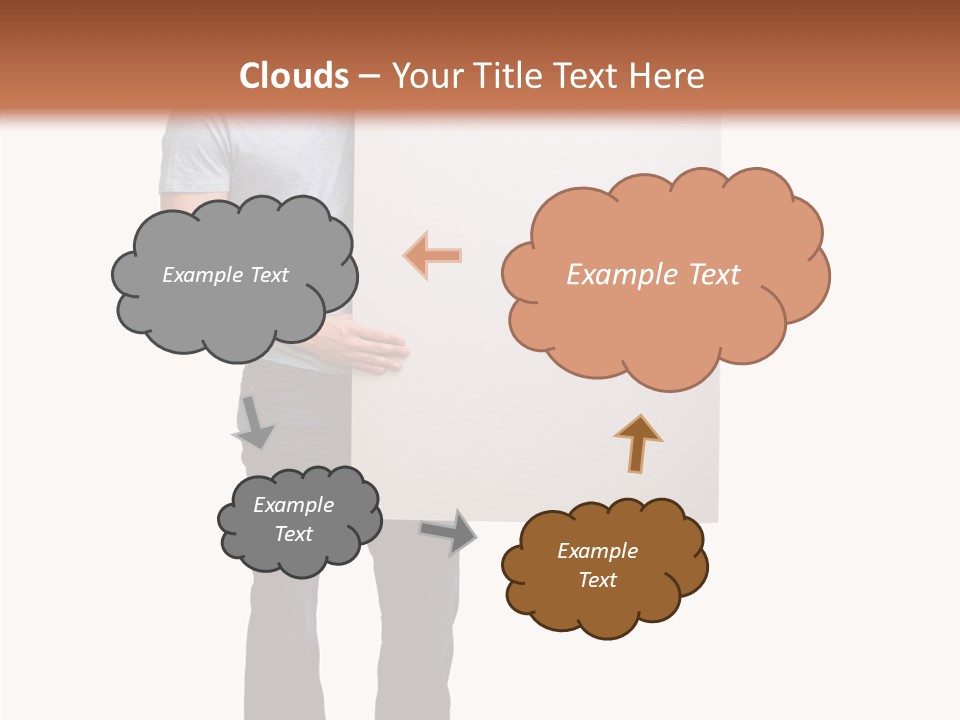 Figure Teamwork Writing PowerPoint Template