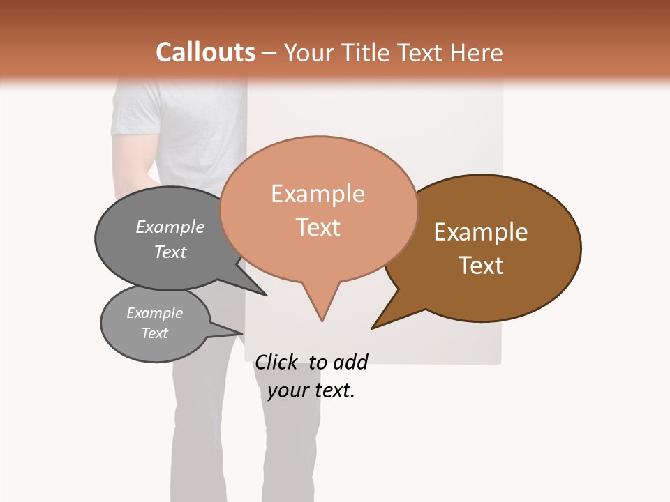Figure Teamwork Writing PowerPoint Template