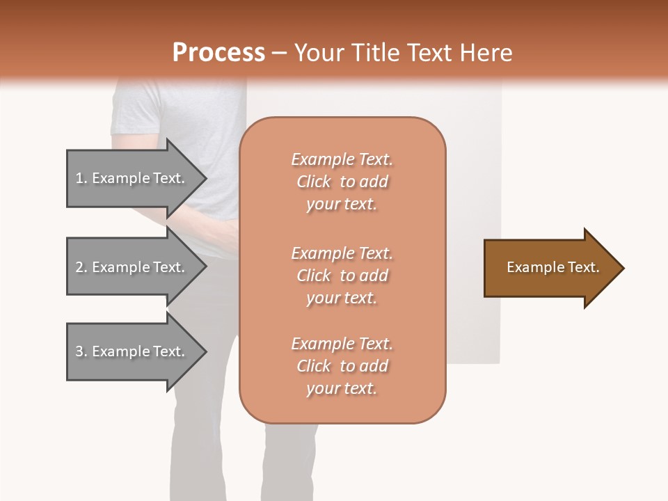 Figure Teamwork Writing PowerPoint Template