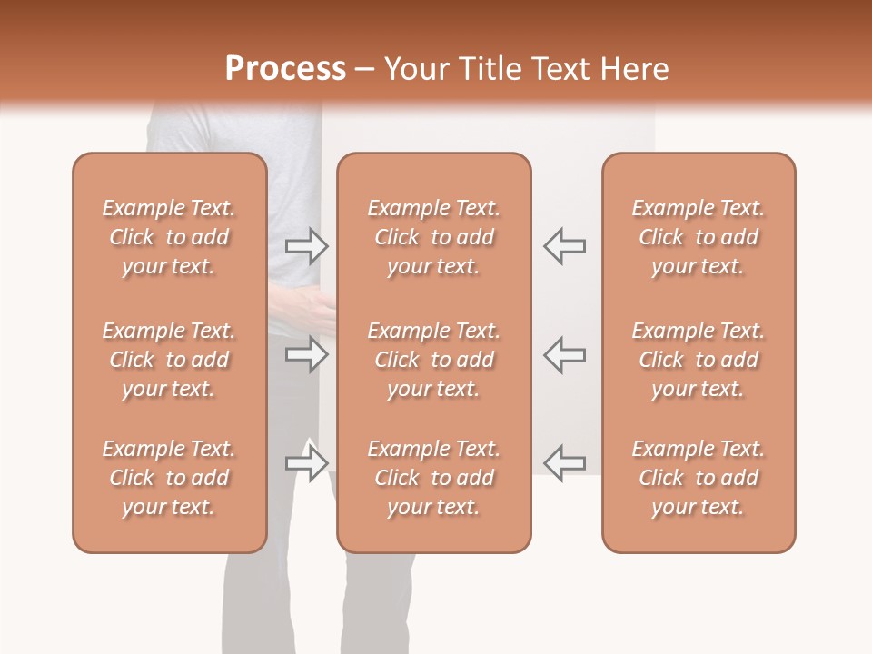 Figure Teamwork Writing PowerPoint Template