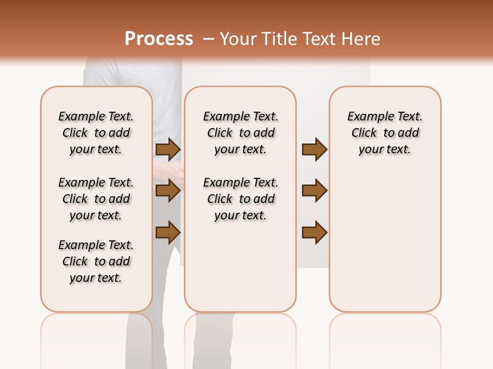 Figure Teamwork Writing PowerPoint Template