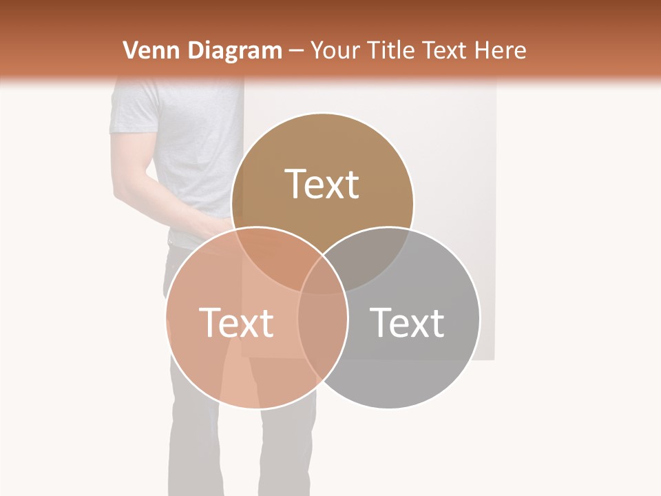 Figure Teamwork Writing PowerPoint Template