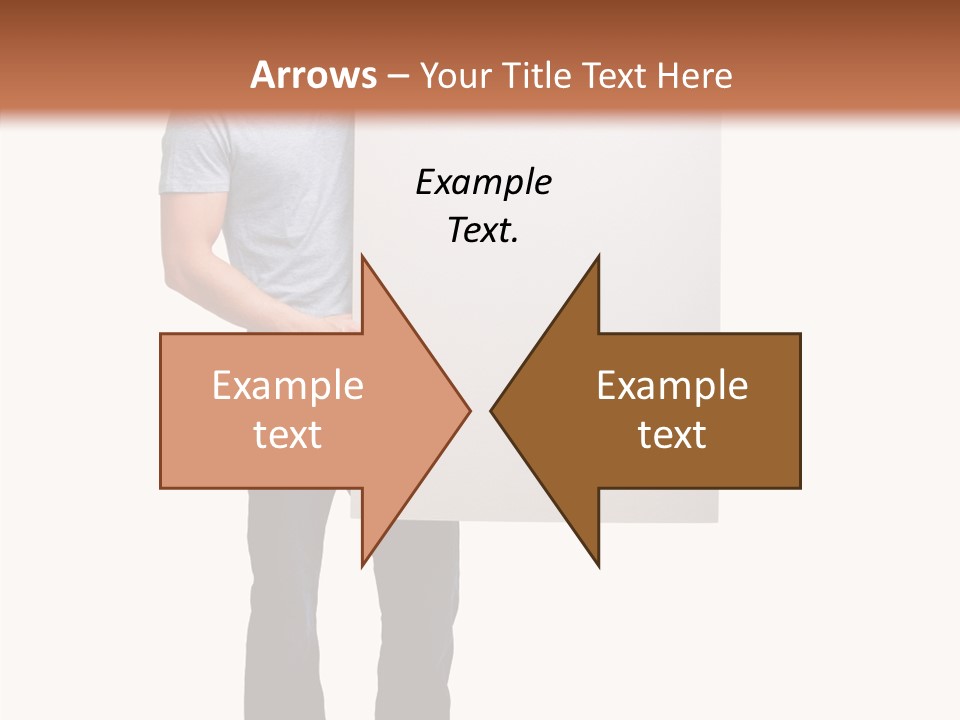 Figure Teamwork Writing PowerPoint Template