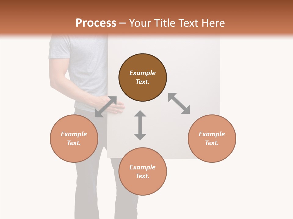 Figure Teamwork Writing PowerPoint Template