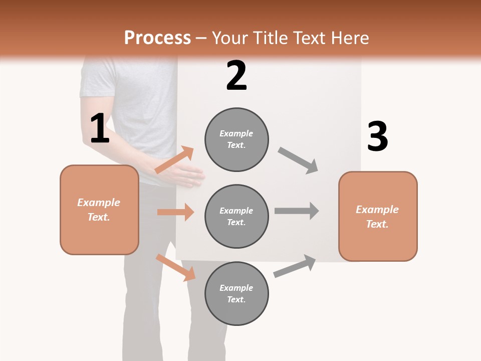 Figure Teamwork Writing PowerPoint Template
