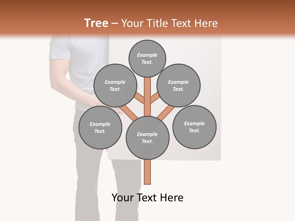 Figure Teamwork Writing PowerPoint Template