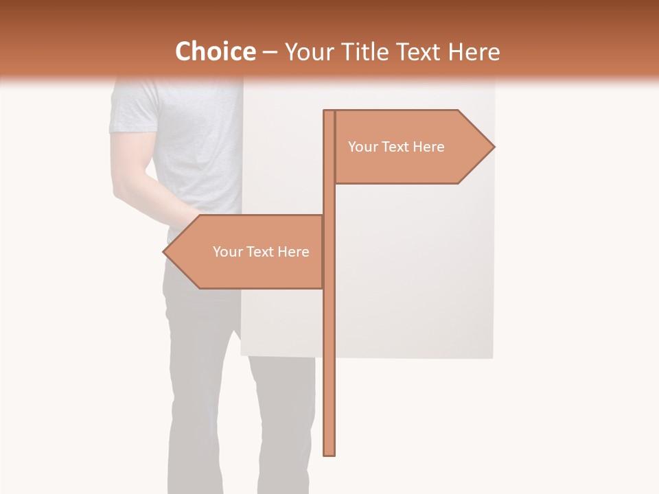 Figure Teamwork Writing PowerPoint Template