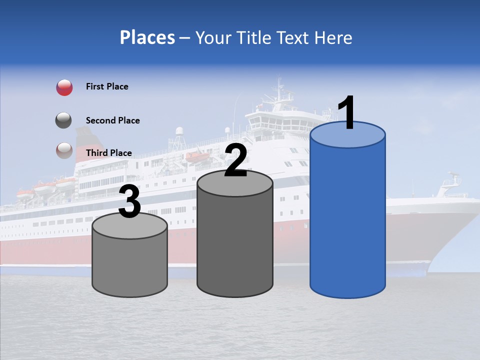 Passenger Porthole Waves PowerPoint Template