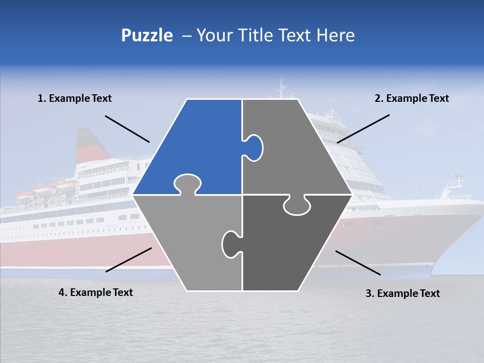 Passenger Porthole Waves PowerPoint Template