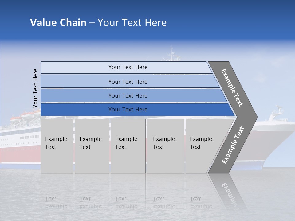 Passenger Porthole Waves PowerPoint Template
