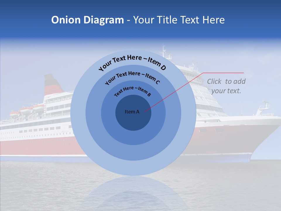 Passenger Porthole Waves PowerPoint Template