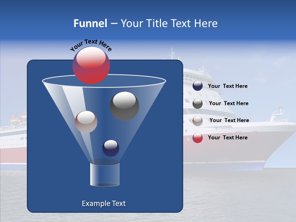 Passenger Porthole Waves PowerPoint Template