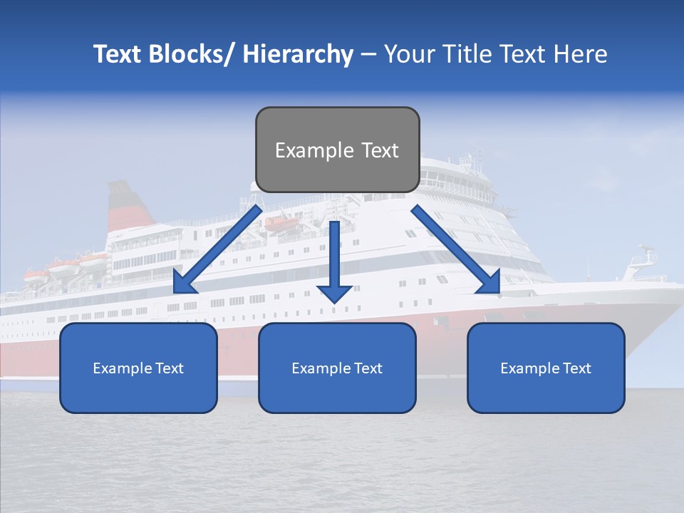 Passenger Porthole Waves PowerPoint Template