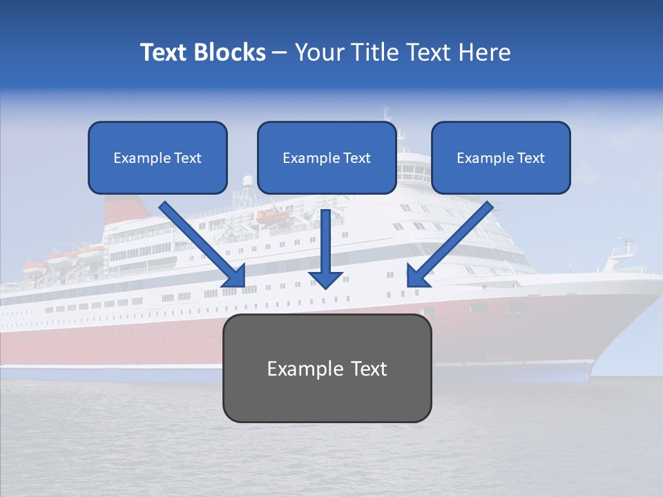 Passenger Porthole Waves PowerPoint Template