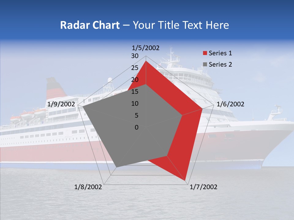 Passenger Porthole Waves PowerPoint Template
