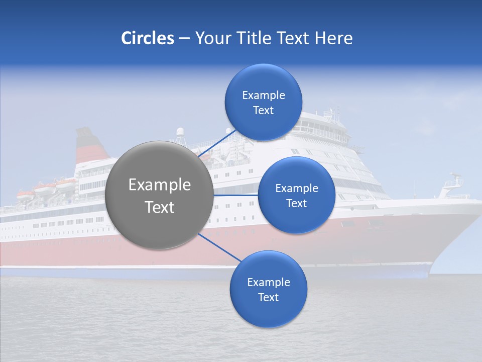 Passenger Porthole Waves PowerPoint Template