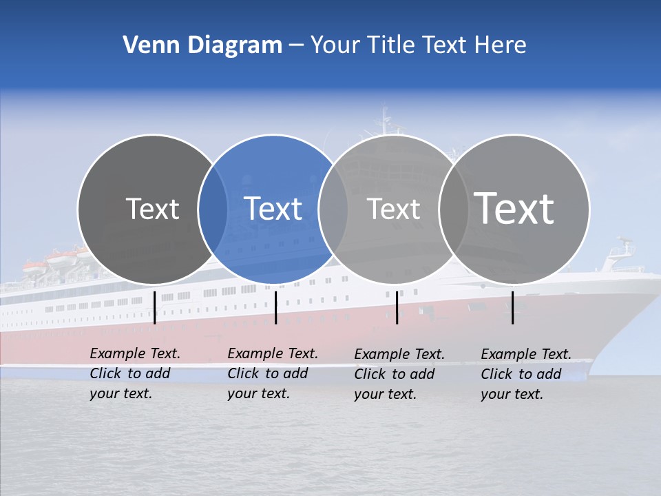 Passenger Porthole Waves PowerPoint Template