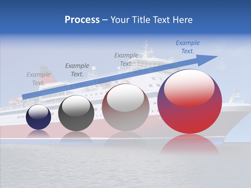 Passenger Porthole Waves PowerPoint Template