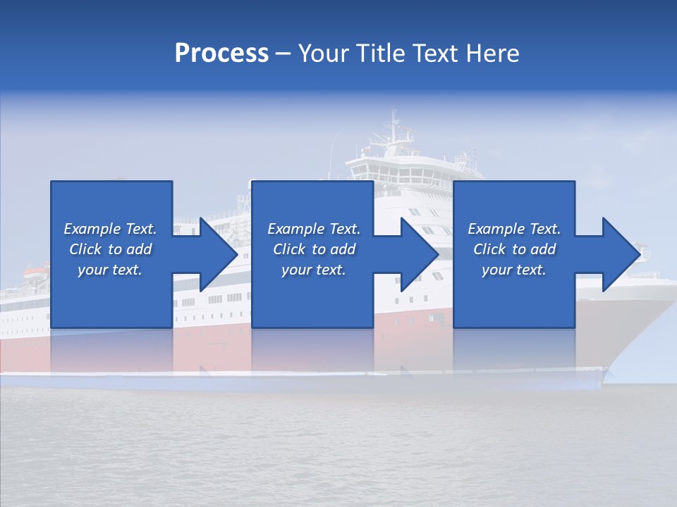Passenger Porthole Waves PowerPoint Template