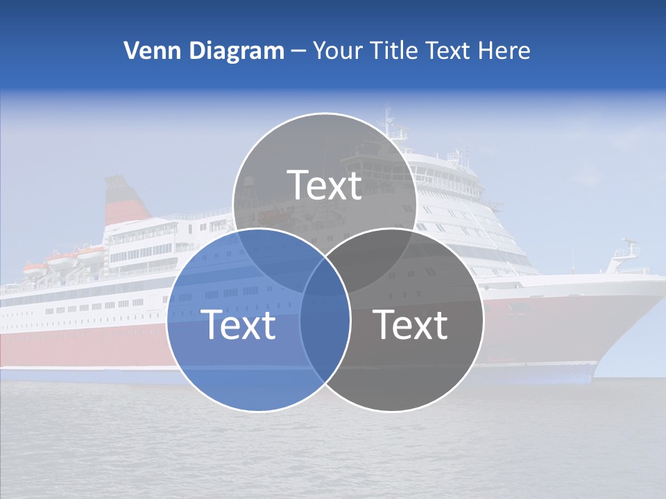 Passenger Porthole Waves PowerPoint Template