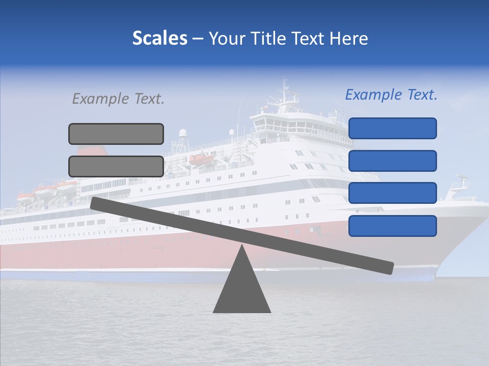 Passenger Porthole Waves PowerPoint Template