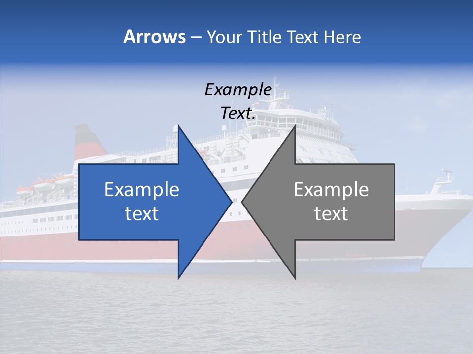 Passenger Porthole Waves PowerPoint Template