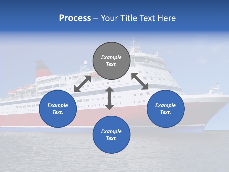 Passenger Porthole Waves PowerPoint Template