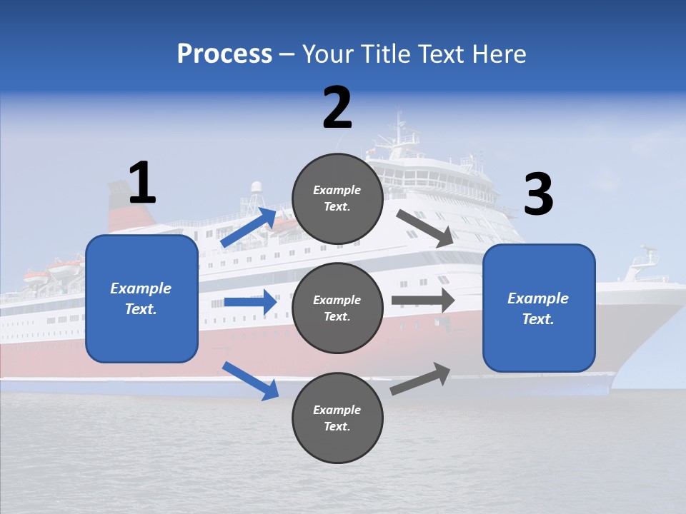 Passenger Porthole Waves PowerPoint Template