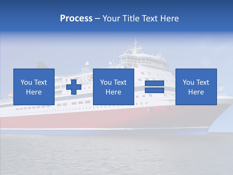 Passenger Porthole Waves PowerPoint Template