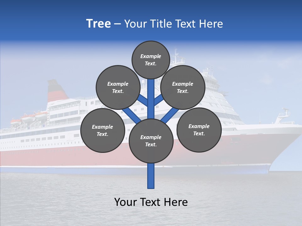 Passenger Porthole Waves PowerPoint Template