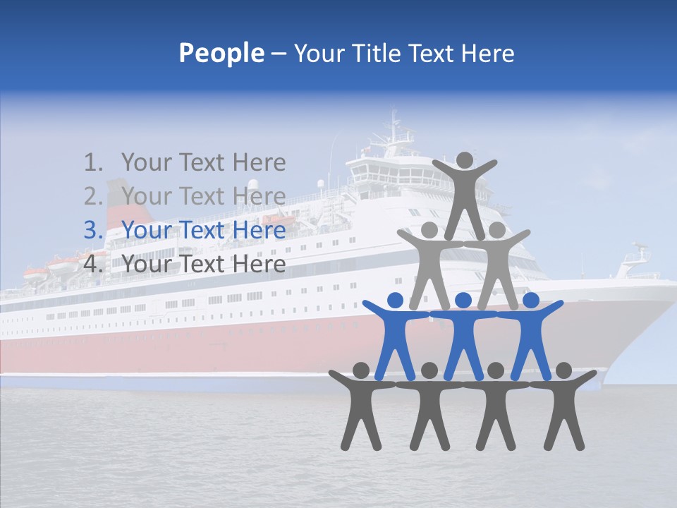 Passenger Porthole Waves PowerPoint Template