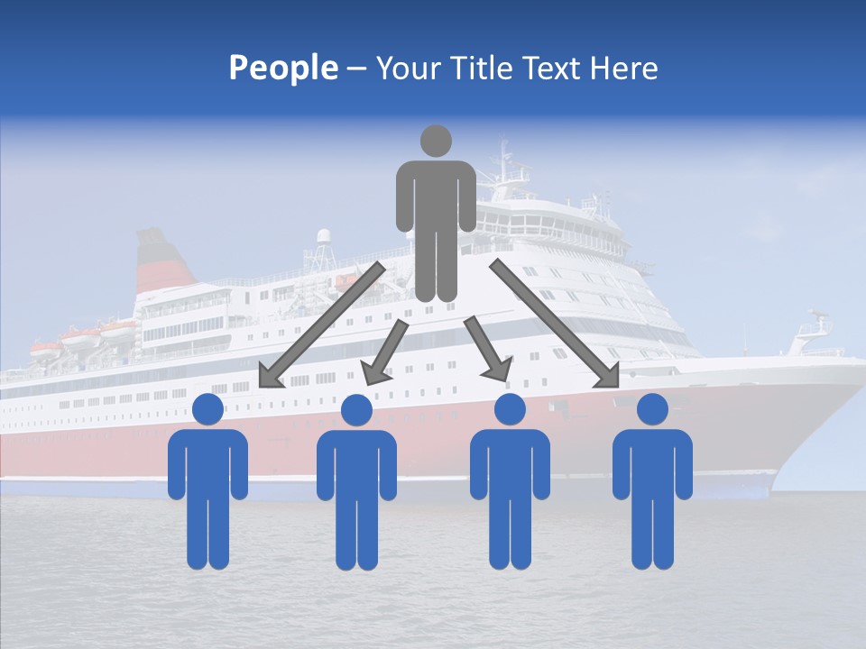 Passenger Porthole Waves PowerPoint Template